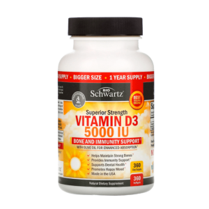 Vitamin D3 5000 UI 360 капс, 9990 тенге